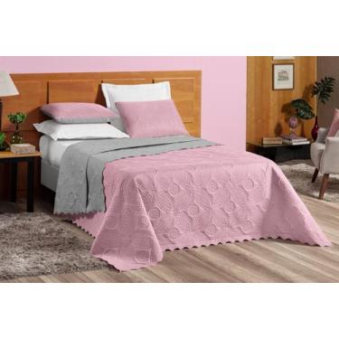 Imagem de Cobre Leito Marie Queen 2 60 M X 2 40m Dupla Face - Casa das Cortinas,