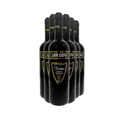 Imagem de Vinho tinto seco - veritas - 6 x 750 ml - san luigi