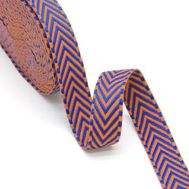 Imagem de Fita Galão Chevron Marwan 20mm - 10 Metros, 060 - LARANJA