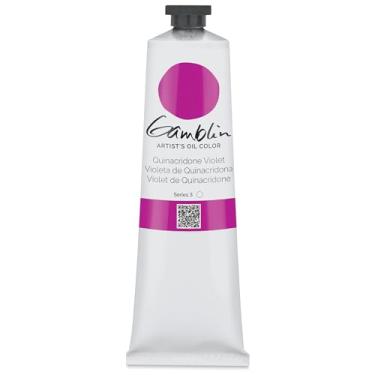 Imagem de Gamblin Cor de óleo artística – Violeta Quinacridona – Tubo de 150 ml