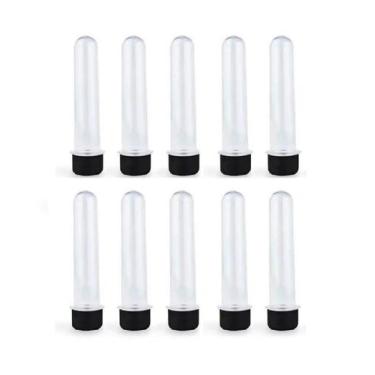 Imagem de Kit 10 Tubete Preto 12cm Acrílico P/ Personalizar Festa - Lynx Produçõ