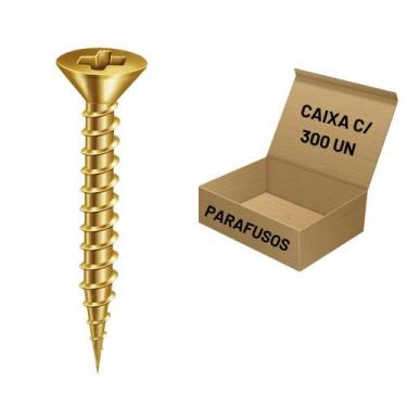 Imagem de Kit 300 Parafuso Para Madeira MDF Philips 4,5x60 HD - HD FERRAGENS