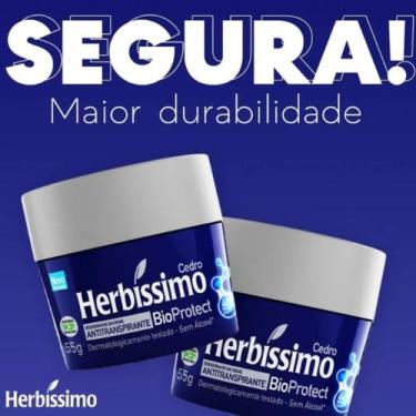 Imagem de Desodorante Creme Antitranspirante 55g Herbíssimo - Dana - Dana Cosmét