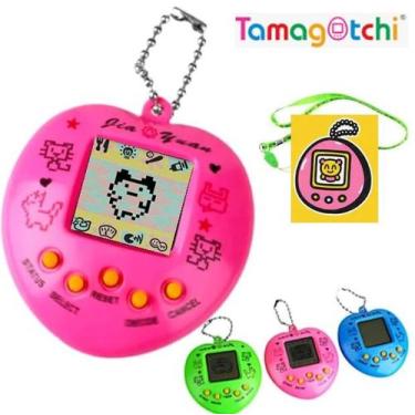Imagem de Bichinho Virtual Nostalgia Chaveiro Retro Anos 90-Cor Rosa - Tamagochi