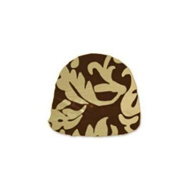 Imagem de Papel Chumbo 10x9,7cm - Adamascado Marrom Ouro - 300 folhas - Cromus -