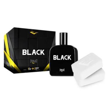 Imagem de Kit Everlast Black (1 Deo Colônia 100ml + 2 Sabonetes em barra 80g)