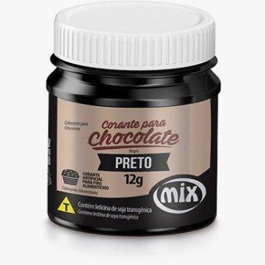 Imagem de Corante Para Chocolate 12g - Mix, Preto