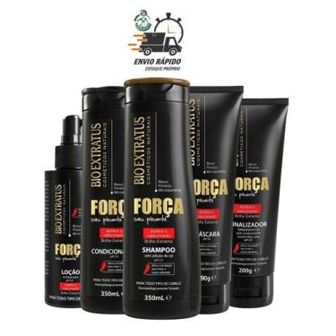 Imagem de Bio Extratus Pimenta Força E Crescimento Completo 5 Produtos