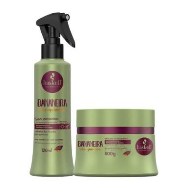 Imagem de Kit Bananeira Haskell Máscara 300g  e Fluido Obrigatório 120ml