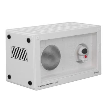 Imagem de Alto-falante BT Sem Fio, Alto-falante BT de Mesa Com Luz Noturna Planet Decor, Som Surround HiFi, Suporte para Modos AUX de Cartão de Memória Pequeno, Alto-falante BT Portátil