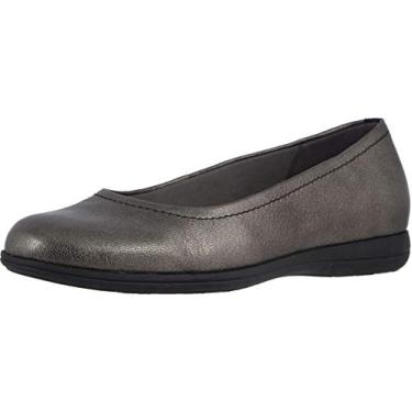 Imagem de Trotters Sapatilha feminina Darcey Ballet, estanho, 8 Wide