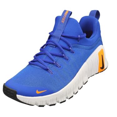 Imagem de Nike Free Metcon 6 Tênis de treino feminino (FJ7126-400, azul corredor/vela/laranja total/preto), Racer Blue/Sail/Total Orange/Preto, 38