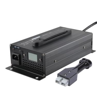 Imagem de Carregador de bateria de carrinho de golfe 36V 25AMP Carregador portátil de carrinho de golfe 36V Com tela LCD, Para carregamento de bateria de chumbo-ácido,36V 25A with SB50A Plug