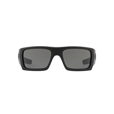 Imagem de Oakley Oo9253 Det Cord Óculos de sol retangulares masculinos, Si Matte Black/Usa Icon, 61 mm