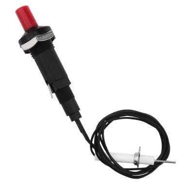 Imagem de Yocimango Conjunto de ignição piezoelétrica de forno com ignição piezoelétrica de 39,37 polegadas de comprimento, fio de plugue de ignição de eletrodo de cerâmica para aquecedores de lareira a gás, 1