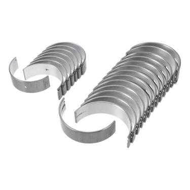 Imagem de ACROPIX Kit de rolamento principal e biela Nº 1170167020/1304167030 para Toyota Land Cruiser 2002-2010 Rolamento da haste do virabrequim do motor metal prateado 18 peças