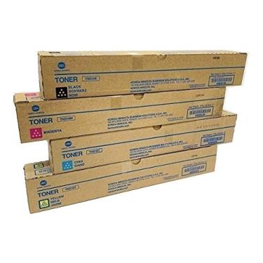 Imagem de TTCopier Conjunto De Cartucho De Toner Completo Oem Tn514 Original Cmyk Bizhub C458 Bizhub C558 Bizhub C658