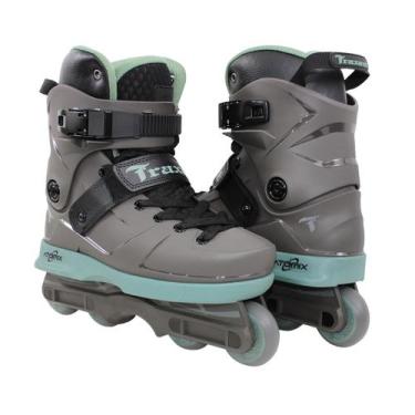 Imagem de Patins Traxart Atomix Cinza Escuro - 59mm ABEC-9 Cromo, # 6 = 37/38