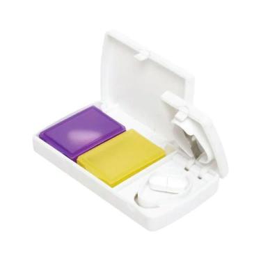 Imagem de Porta Comprimidos com 2 Compartimentos e Cortador G-Life