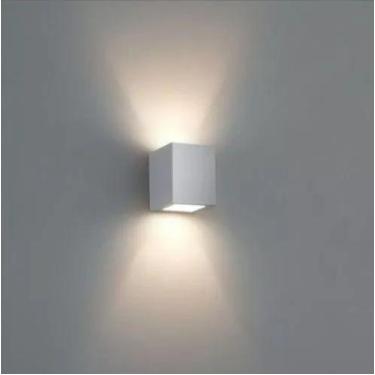 Imagem de Arandela G9 Parede Externa 2 Facho Vidro BL8066 Branco Facho Duplo - B