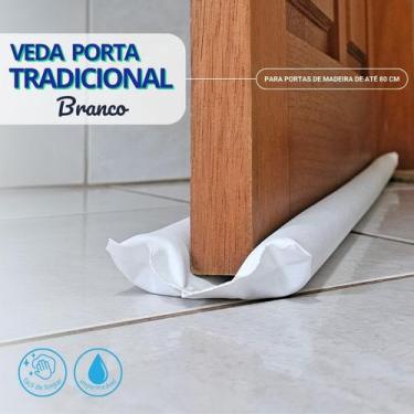 Imagem de Protetor De Porta Veda Porta 80cm Impermeavel Preto - Capas São Miguel