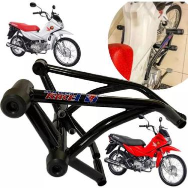 Imagem de Protetor motor street cage pop 110i preto brilho - Stunt Race