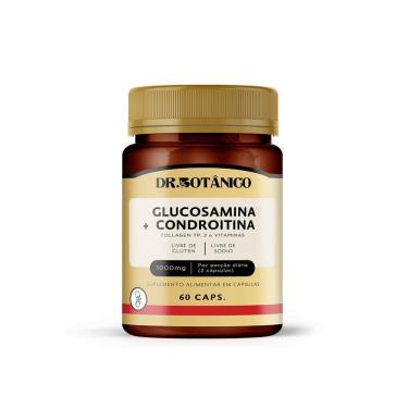 Imagem de Glucosamina + Colageno Tipo 2 1000Mg 60 Capsulas Dr Botanico