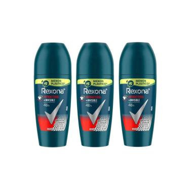 Imagem de Desodorante Roll-On Rexona 50Ml Masc Antibac Invisib - 3Un