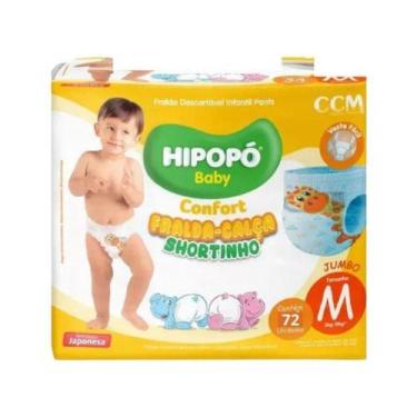 Imagem de Fralda Calça Hipopó Baby Confort Shortinho - HipopóBaby