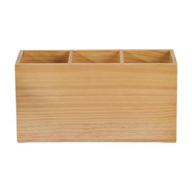 Imagem de DimyFew Suporte de utensílios de cozinha de madeira para organizador de utensílios de de cozinha Organizador de pauzinhos de colher para batedores