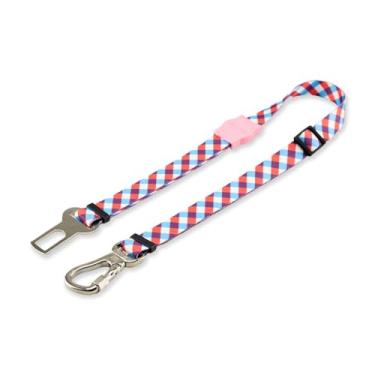 Imagem de Dog Trip Brasil Cinto de Segurança Pet Universal para Cachorro Gato com Gancho Trava de Segurança Cães Gatos Carro Coleira Adaptador Ajustável Porte Grande Médio Pequeno Estampa Hana