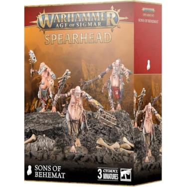 Imagem de Games Workshop - Warhammer - Age of Sigmar - Spearhead: Sons of Behemat (Mancrusher Gargants) (2024)