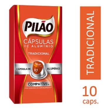 Imagem de Café em cápsula pilão nespresso 07 tradicional 10 cáps