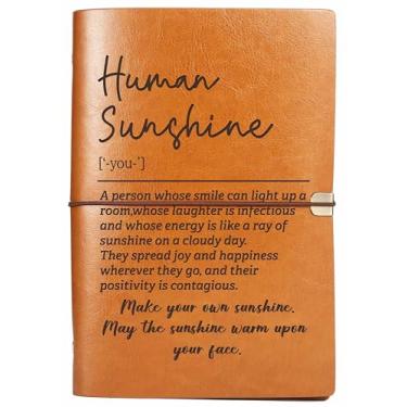 Imagem de Presente de agradecimento de incentivo inspirador para professor, colega de trabalho, melhor amiga, filha, irmã, mãe, avó, madrinha - luz do sol humana - caderno de receitas removível - livro de