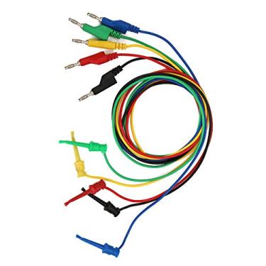 Imagem de 5pcs Empilhável Banana Plug Test Multímetro Multímetro Kit de Fio de Cabo P1045