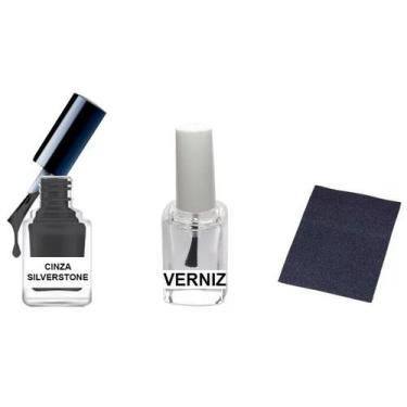 Imagem de Tinta De Retoque Tira Risco Carro Fiat - Cinza SilverStone - Jhow Ades