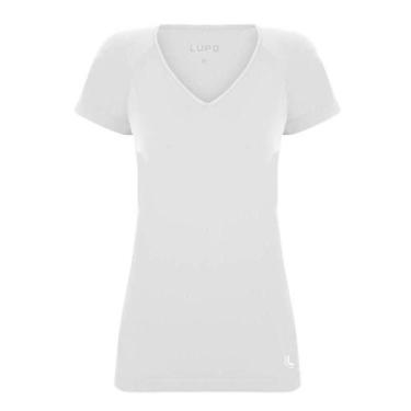 Imagem de Camiseta lupo manga curta ref:716000 feminino, Branco, M