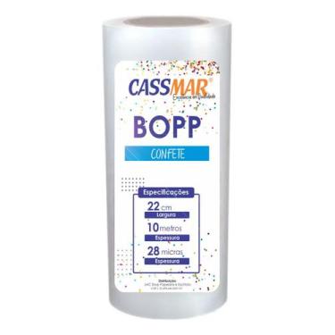 Imagem de Bopp Holográfico Confete Para Laminação 22cmx10 Cassmar 01 Uni