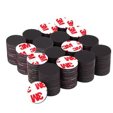 Imagem de Towjug Pontos magnéticos com suporte adesivo (diâmetro 3 cm x 0,2 cm), 120 peças de fita adesiva flexível para sala de aula, casa, escritório