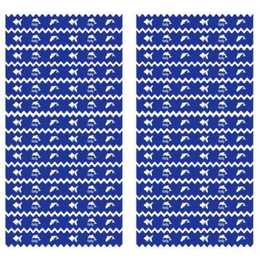 Imagem de 28 Metros Adesivos Faixas Peixes Borda Piscina - 14cm x 1m - Jhow Ades