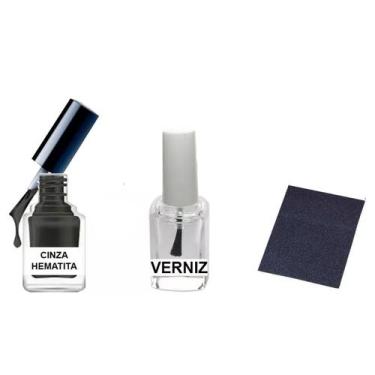 Imagem de Tinta Retoque Tira Risco Carro Toyota - Cinza Hematita - Jhow Adesivos