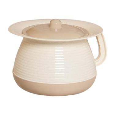 Imagem de predolo Cuspideira doméstica, vaso sanitário noturno, balde multifuncional, mictório com tampa para banheiro, quarto, casa, crianças, Marrom Claro
