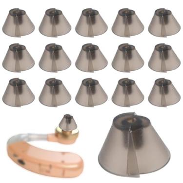 Imagem de 16 peças de cúpulas para aparelhos auditivos compatíveis com resound, silicone para substituição de pontas auriculares macias e flexíveis para conforto a longo prazo