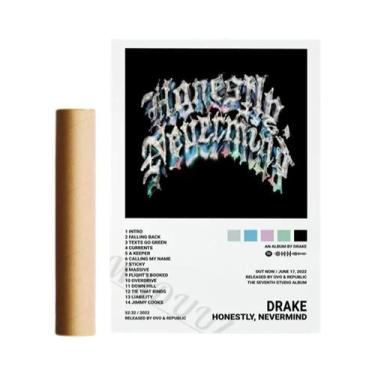 Imagem de Drake Lana Del Rey Hip Hop Música Álbum Impressão Em Tela Arte De Pare