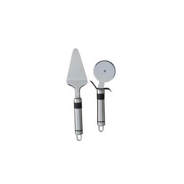 Imagem de Conjunto Doce Cozinha + Espatula + Cortador De Pizza - Mor