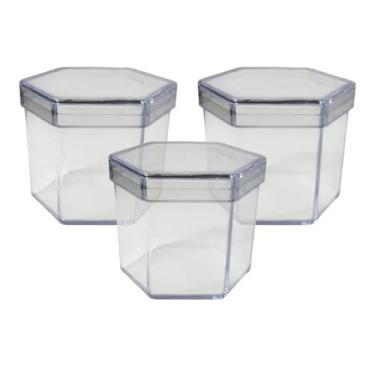 Imagem de Caixinha Sextavada 5cm Festa De Criança Lembrancinha 20Peças - RussoAr