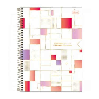 Imagem de Caderno Espiral Capa Dura Colegial 10 Matérias 160 Folhas Midtown Tilibra Estampa 4