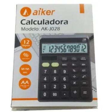 Imagem de Calculadora eletronica 12 digitos aiker ak-j028