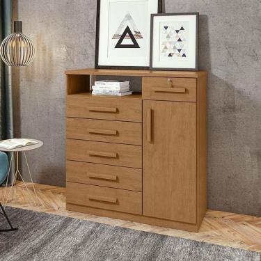 Imagem de Cômoda Sapateira Ambiente Da Vinci Amêndoa Clean - Lopas