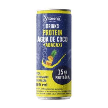 Imagem de Água de Coco Proteica Abacaxi Vitorena 269 ml